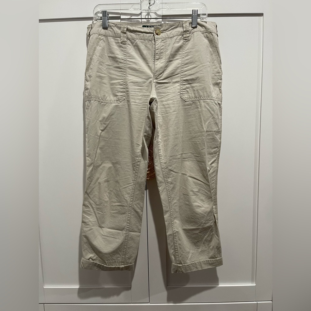 Lauren capri pants off white